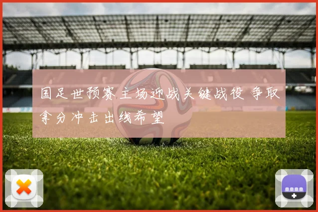 国足世预赛主场迎战关键战役 争取拿分冲击出线希望